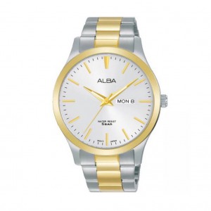Alba AJ6124X1 AJ6124 Silver Gold Man